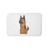 Tapis De Bain Dessin animé de German Shepherd (Devant)