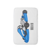 Tapis De Bain dessin animé de Kart racing (Devant (Vertical))