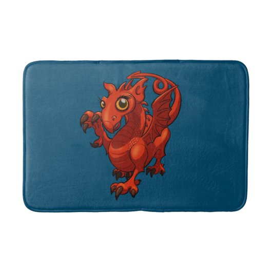 Tapis De Bain Dessin animé de Rampant Petit Welsh (Devant)