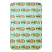 Tapis De Bain dessin d'ananas aquarelle (devant Vertical)