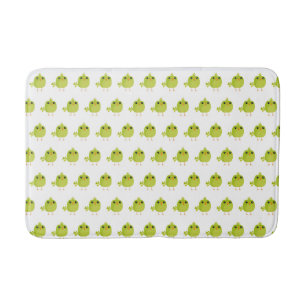 Tapis De Bain Dessin d'oiseau vert