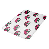 Tapis De Bain Dessin Kawaii Sushi, Riz de Poisson et Algues (Angle)