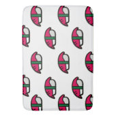 Tapis De Bain Dessin Kawaii Sushi, Riz de Poisson et Algues (devant Vertical)