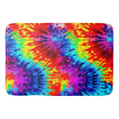 TAPIS DE BAIN DESSIN MODERNE DYNAMIQUE TIE-DYE (Devant)