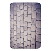 Tapis De Bain Détail de la rue pavée, horizontal (devant Vertical)
