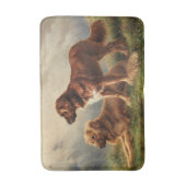 Tapis De Bain Deux chiens vigilants (Devant (Vertical))