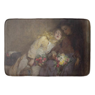 Tapis De Bain Deux jeunes filles rentrant chez elles