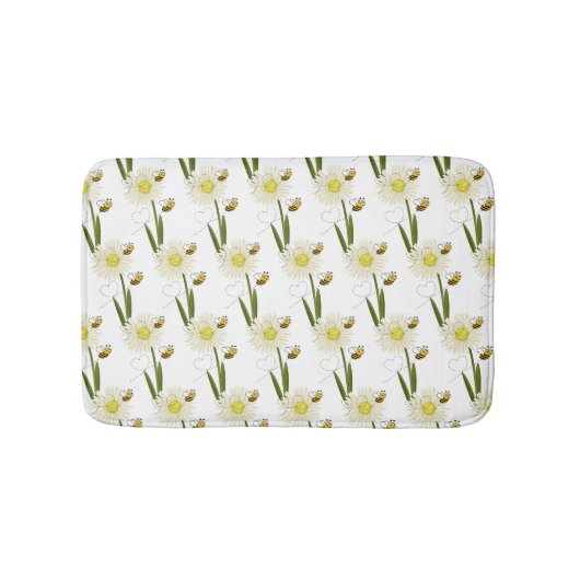 Tapis De Bain Deux petites abeilles mignonnes (Devant)
