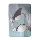 Tapis De Bain Deux Puffins (Devant (Vertical))