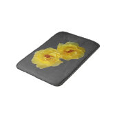 Tapis De Bain Deux roses jaunes (Angle)