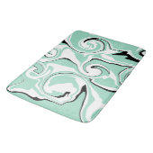 Tapis De Bain Déversement - Vert (menthe) (Angle)