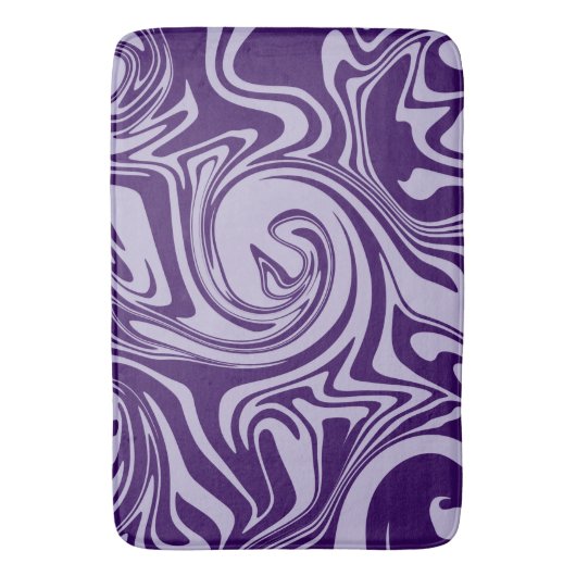 Tapis De Bain Déversement - Violet (devant Vertical)