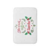 Tapis De Bain Devis de Noël drôle modifiable (Devant (Vertical))