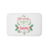 Tapis De Bain Devis de Noël drôle modifiable (Devant)