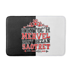 Tapis De Bain Devise de la Bretagne