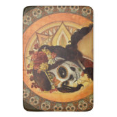 Tapis De Bain Dia De Los Muertos Throw Pillow (devant Vertical)