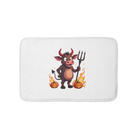 Tapis De Bain Diable Vache mal (Devant)