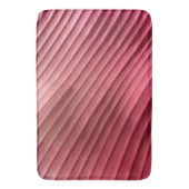 Tapis De Bain Diagonale rouge feuille (devant Vertical)