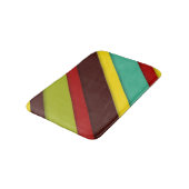 Tapis De Bain Diagonales multicolores (Angle)