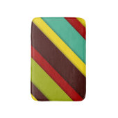 Tapis De Bain Diagonales multicolores (Devant (Vertical))