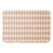 Tapis De Bain diamant Brown et blanc (Devant)