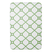 Tapis De Bain Diamant vert moderne (devant Vertical)