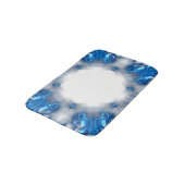 Tapis De Bain Diamants bleus (Angle)