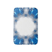 Tapis De Bain Diamants bleus (Devant (Vertical))