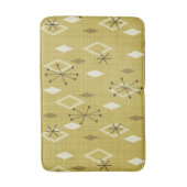 Tapis De Bain Diamants modernes du milieu du siècle Jaune (Devant (Vertical))
