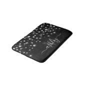 Tapis De Bain Diamants noirs (Angle)