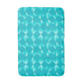 Tapis De Bain Diamants satinés du milieu du siècle - turquoise & (Devant (Vertical))