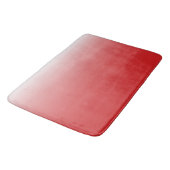 Tapis De Bain Diamètre à deux tons foncé rouge (Angle)