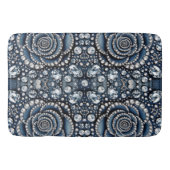 Tapis De Bain Diamond Rose & Denim Glam Bijoux à billes (Devant)