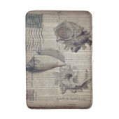 Tapis De Bain dictionnaire de plage imprimer moderne coquillage (Devant (Vertical))