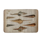 Tapis De Bain dictionnaire imprimer français botanique de plage  (Devant)