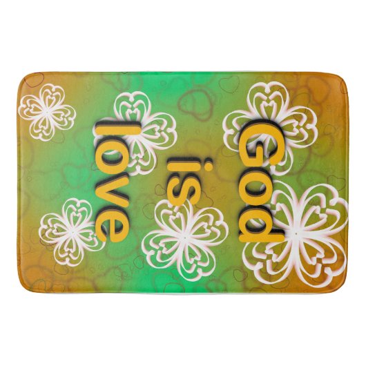 Tapis De Bain Dieu est amour (Devant)