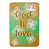 Tapis De Bain Dieu est amour (devant Vertical)