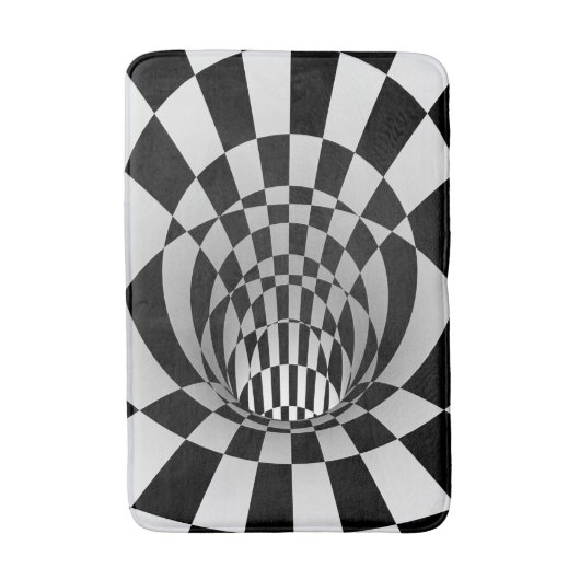 Tapis de bain d'illusion optique 3D (Devant (Vertical))