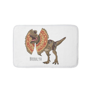 Tapis De Bain Dilophosaurus dessin animé