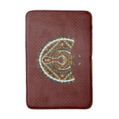 Tapis de bain dinde d'automne (Devant (Vertical))