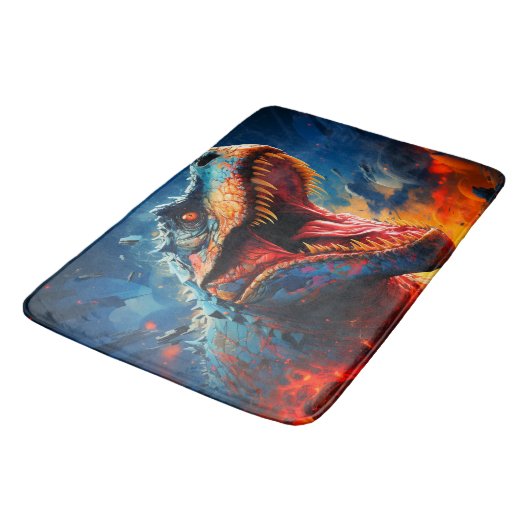 Tapis De Bain Dinosaur effrayant (Angle)