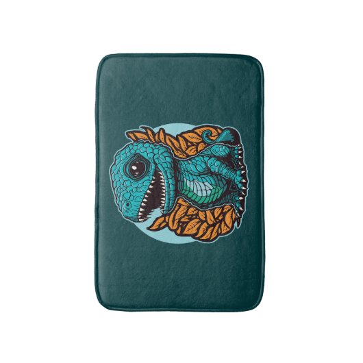 Tapis De Bain Dinosaure Bébé mignon (Devant (Vertical))