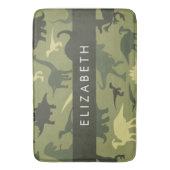 Tapis De Bain Dinosaure Motif, Dinosaur Silhouette, Votre Nom (devant Vertical)
