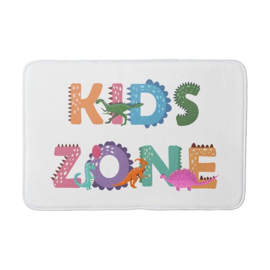 Tapis De Bain Dinosaures (Devant)