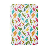 Tapis De Bain Dinosaures colorés (Devant (Vertical))