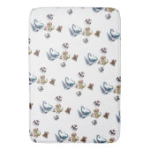 Tapis De Bain Dinosaures de Noël (devant Vertical)