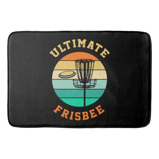 Tapis De Bain Disc Golf Ultimate Frisbee (Devant)