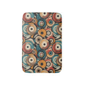 Tapis de bain disques abstraits colorés (Devant (Vertical))