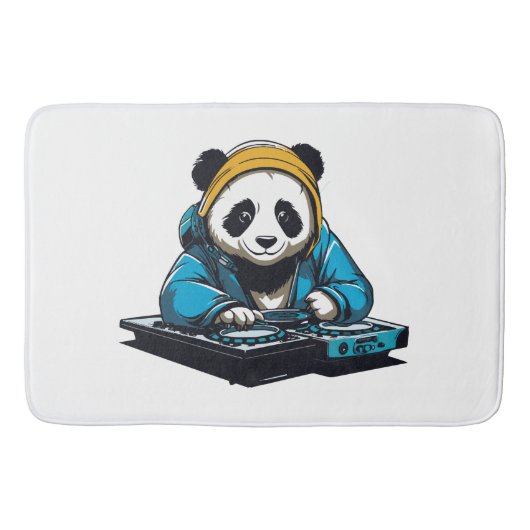 Tapis De Bain DJ Kawaii Panda (Devant)