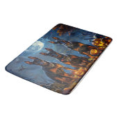 Tapis De Bain Doberman Halloween Épouvantable (Angle)